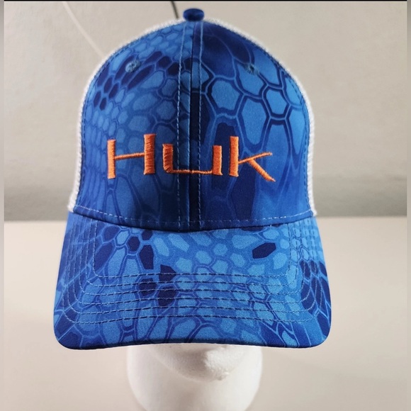 HUK Performance Fishing Kryptek Logo Trucker Cap - Picture 1 of 6
